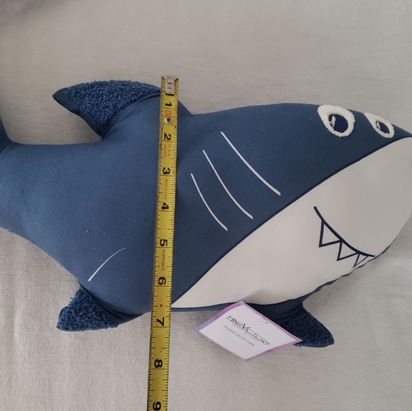 Mina Victory Plush Shark Decorative Pillow Collection Set of 2 - Discontinued - Picture 9 of 12